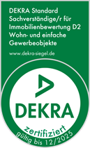 DEKRA D2 Zertifikat für Woh- und Gewerbeobjekte